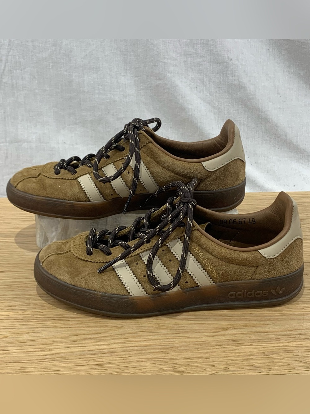 adidas Mallison SPZL 'Brown' Men’s Size 4 Casual Shoes